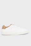 Logolu Deri Sneaker Erkek Ayakkabı 111230293 BEYAZ