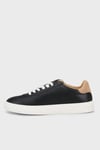 Logolu Deri Sneaker Erkek Ayakkabı 111230293 SİYAH