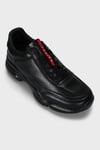 Logolu Deri Sneaker Erkek Ayakkabı 111230301 SİYAH