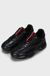 Logolu Deri Sneaker Erkek Ayakkabı 111230301 SİYAH