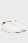 Logolu Deri Sneaker Erkek Ayakkabı 111230293 BEYAZ