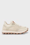 Logolu Deri Sneaker Erkek Ayakkabı 15221326E1 BEJ