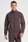 Logolu Dik Yaka Fermuarlı Erkek Sweat 922571-9612 KAHVE