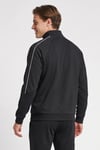 Logolu Dik Yaka Fermuarlı Erkek Sweat 922578-2001 SİYAH