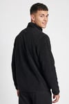 Logolu Dik Yaka Fermuarlı Polar Erkek Sweat 922591-2001 SİYAH