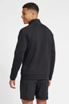 Logolu Dik Yaka Fermuarlı Polar Erkek Sweat 922593-2001 SİYAH