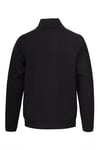 Logolu Dik Yaka Fermuarlı Polar Erkek Sweat 922593-2001 SİYAH