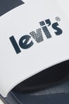 Logolu Düz Erkek Terlik D6561-0001 LACİVERT-BEYAZ