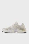 Logolu Hakiki Deri Kalın Tabanlı Sneaker Unisex Ayakkabı U9060WHT BEYAZ-BEJ