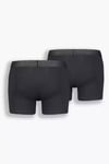 Logolu Pamuklu 2 Pack Erkek Boxer 37149-0629 SİYAH
