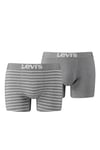 Logolu Pamuklu 2 Pack Erkek Boxer 37149-0210 GRİ