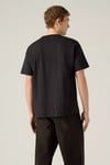 Logolu Pamuklu Bisiklet Yaka Erkek T Shirt 000RY-0004 SİYAH
