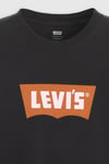 Logolu Pamuklu Bisiklet Yaka Erkek T Shirt 000RY-0004 SİYAH