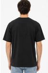 Logolu Pamuklu Bisiklet Yaka Erkek T Shirt A9440-0023 SİYAH