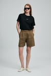 Logolu Pamuklu Comfort Fit Bisiklet Yaka Kadın T Shirt 121020034 SİYAH