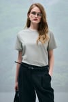 Logolu Pamuklu Comfort Fit Bisiklet Yaka Kadın T Shirt 121020034 Nane Yeşil
