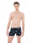 Logolu Pamuklu Erkek Boxer JFBTORA03 SİYAH