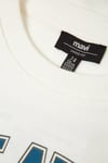 Logolu Pamuklu Loose Fit Bisiklet Yaka Erkek Çocuk Sweat 6S10218-70057 KIRIK BEYAZ