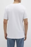Logolu Pamuklu Regular Fit Bisiklet Yaka Erkek T Shirt 0610360-620 BEYAZ