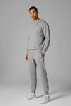 Logolu Pamuklu Regular Fit Bisiklet Yaka Erkek Sweat EM2821-GI GRİ
