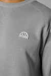 Logolu Pamuklu Regular Fit Bisiklet Yaka Erkek Sweat EM2821-GI GRİ