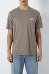 Logolu Pamuklu Regular Fit Bisiklet Yaka Erkek T Shirt 0611714-87875 KAHVE