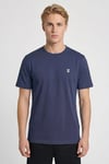 Logolu Pamuklu Regular Fit Bisiklet Yaka Erkek T Shirt 912263-7459 LACİVERT