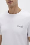 Logolu Pamuklu Regular Fit Bisiklet Yaka Erkek T Shirt 0610360-620 BEYAZ