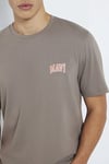 Logolu Pamuklu Regular Fit Bisiklet Yaka Erkek T Shirt 0611714-87875 KAHVE