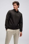 Logolu Pamuklu Regular Fit Düğmeli Erkek Polo Yaka Sweat EM607-KH KOYU HAKİ