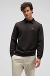 Logolu Pamuklu Regular Fit Düğmeli Erkek Polo Yaka Sweat EM607-KH KOYU HAKİ