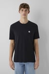 Logolu Regular Fit Bisiklet Yaka Erkek T Shirt 0620056-900 SİYAH