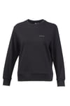 Logolu Regular Fit Bisiklet Yaka Kadın Sweat 922574-2001 SİYAH