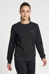 Logolu Regular Fit Bisiklet Yaka Kadın Sweat 922574-2001 SİYAH