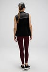 Logolu Regular Fit Dik Yaka Polar Kadın Yelek EF545-BK SİYAH