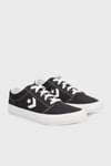 Logolu Sneaker Erkek Ayakkabı A15625C 001 SİYAH-BEYAZ