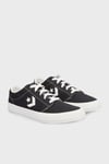 Logolu Sneaker Erkek Ayakkabı A15625C 001 SİYAH-BEYAZ