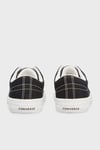 Logolu Sneaker Erkek Ayakkabı A15625C 001 SİYAH-BEYAZ