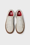 Logolu Sneaker Erkek Ayakkabı K101107-001 BEYAZ