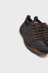 Logolu Sneaker Erkek Ayakkabı K300556-001 KOYU GRİ
