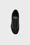 Logolu Sneaker Erkek Ayakkabı M1000BW D12 SİYAH