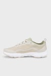 Logolu Sneaker Kadın Ayakkabı 679-360519B Bej-Su Yeşili
