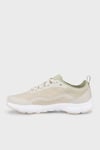 Logolu Sneaker Kadın Ayakkabı 679-360519B Bej-Su Yeşili