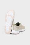 Logolu Sneaker Kadın Ayakkabı 679-360519B Bej-Su Yeşili