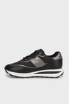 Logolu Sneaker Kadın Ayakkabı NAVI 5FX SİYAH