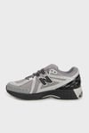Logolu Sneaker Unisex Ayakkabı M1906RLG GRİ-SİYAH