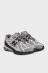Logolu Sneaker Unisex Ayakkabı M1906RLG GRİ-SİYAH