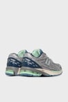 Logolu Sneaker Unisex Ayakkabı U1906RCR GÜMÜŞ-MAVİ