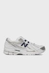 Logolu Sneaker Unisex Ayakkabı U1906RCM BEYAZ-GÜMÜŞ