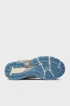 Logolu Sneaker Unisex Ayakkabı U1906RCR GÜMÜŞ-MAVİ